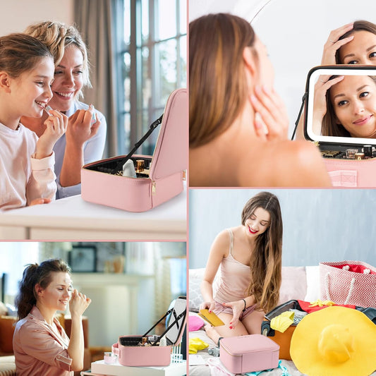 BeautyGlow LED Makeup Bag