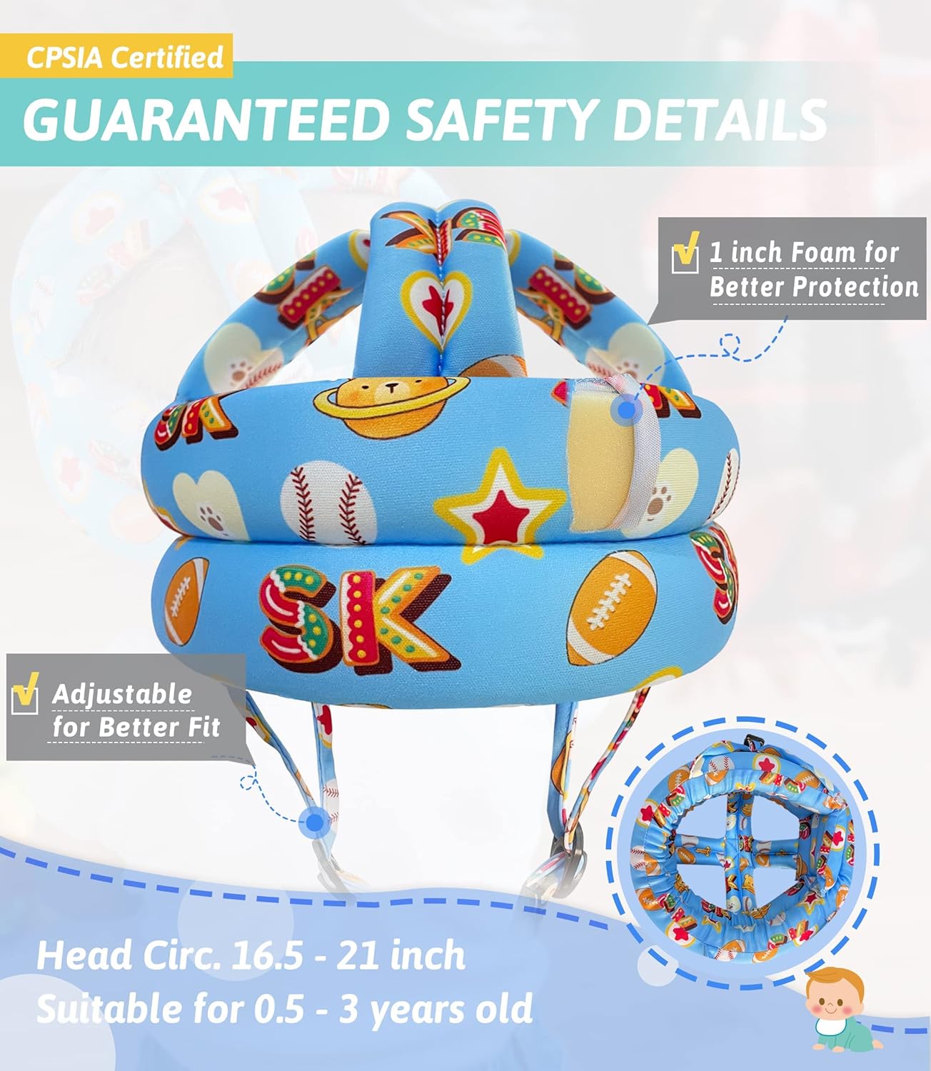 Baby Safety Headguard