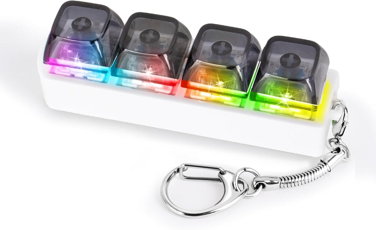 Light-Up Fidget Keyboard Keychain