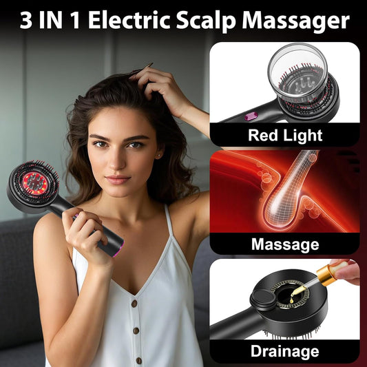 Red Light Scalp Massager