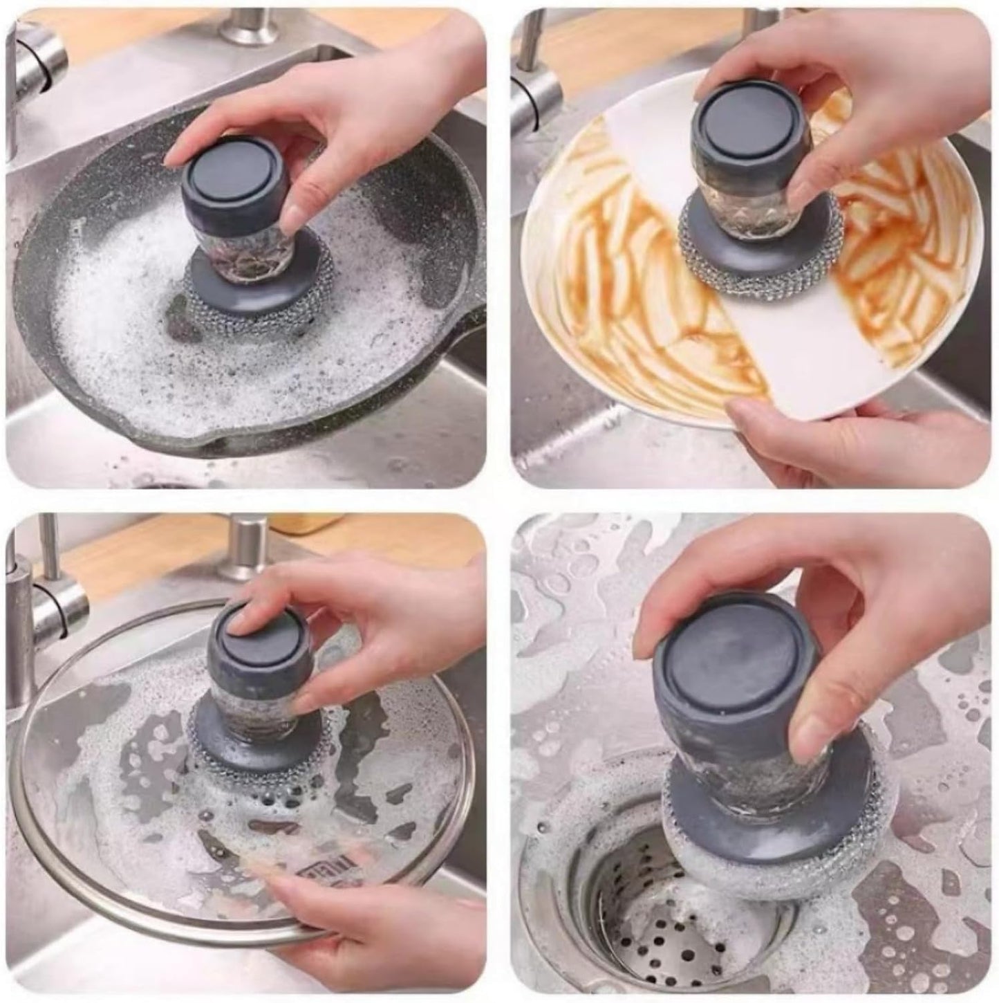 Soap Dispensing Dish Scrubber