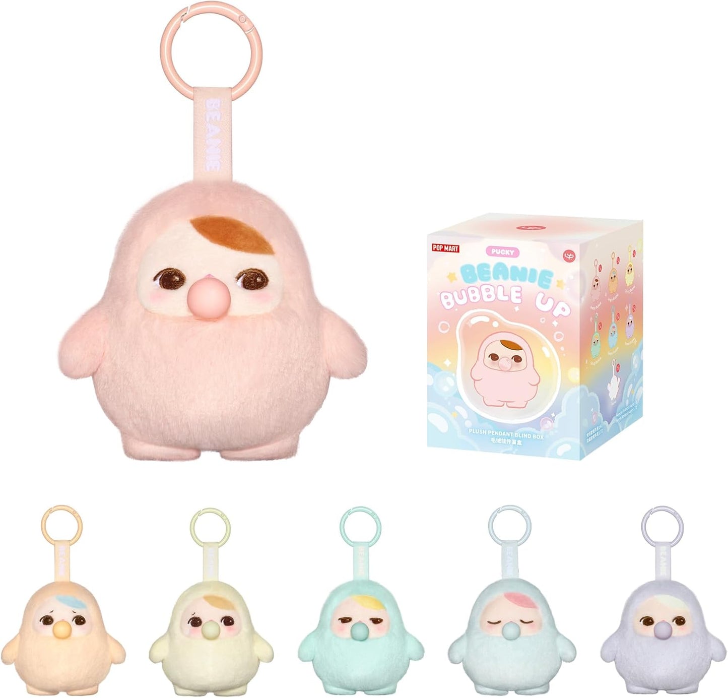 POP MART Pucky Beanie Bubble Up Series - Plush Pendant Blind Box