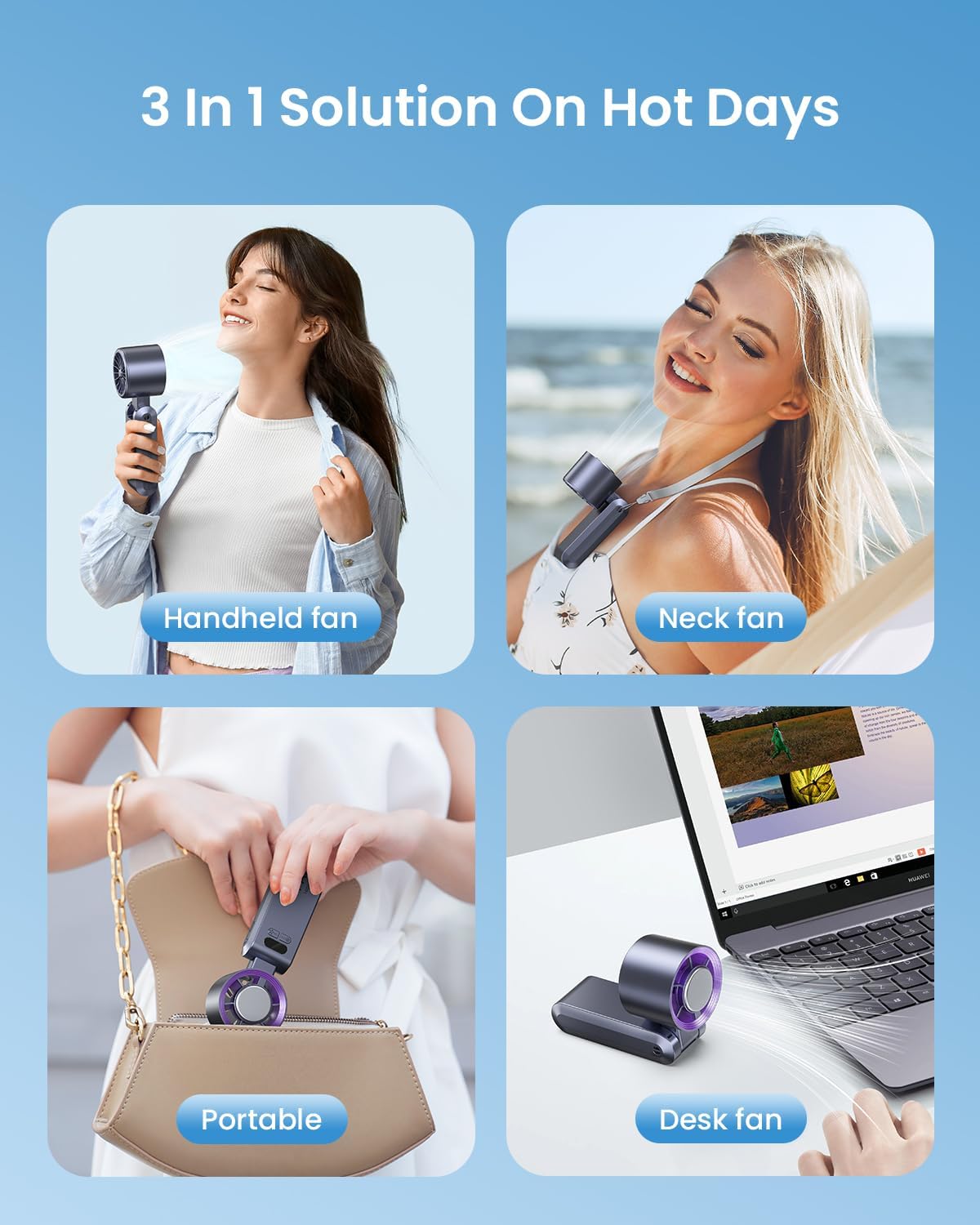 BreezeClip Wearable Fan