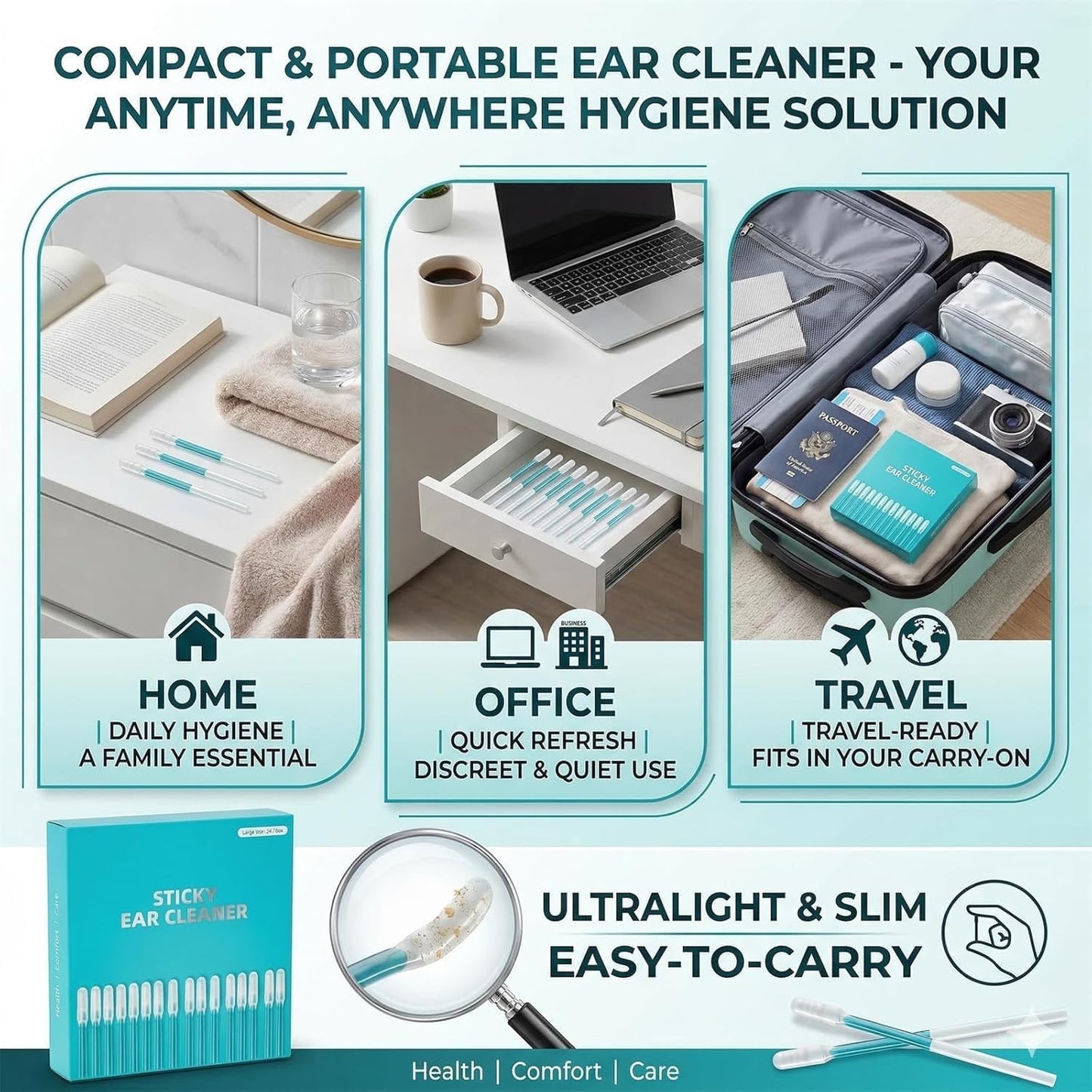 EarCatch Sticky Cleaning Sticks
