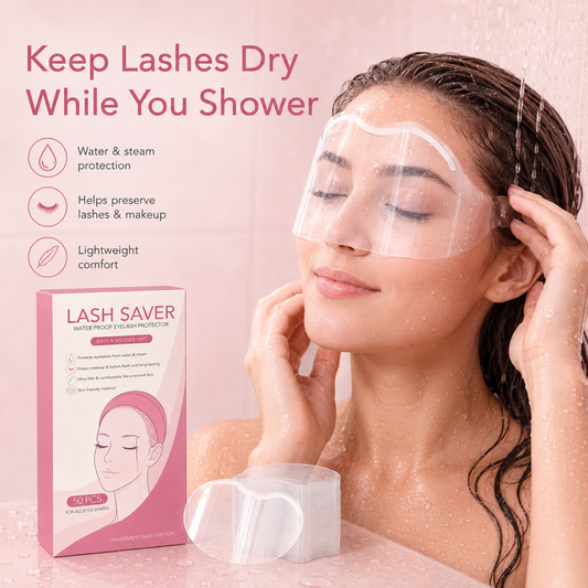 Lash Saver™ Waterproof Shower Shield