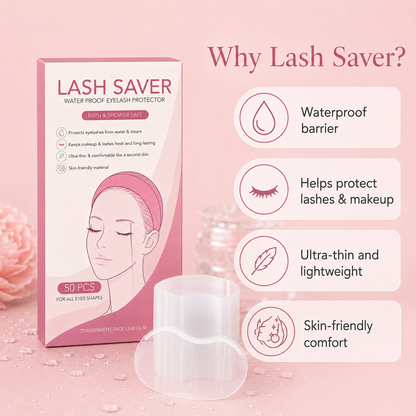 Lash Saver™ Waterproof Shower Shield