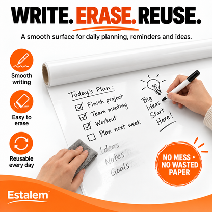 Peel & Write Whiteboard Roll