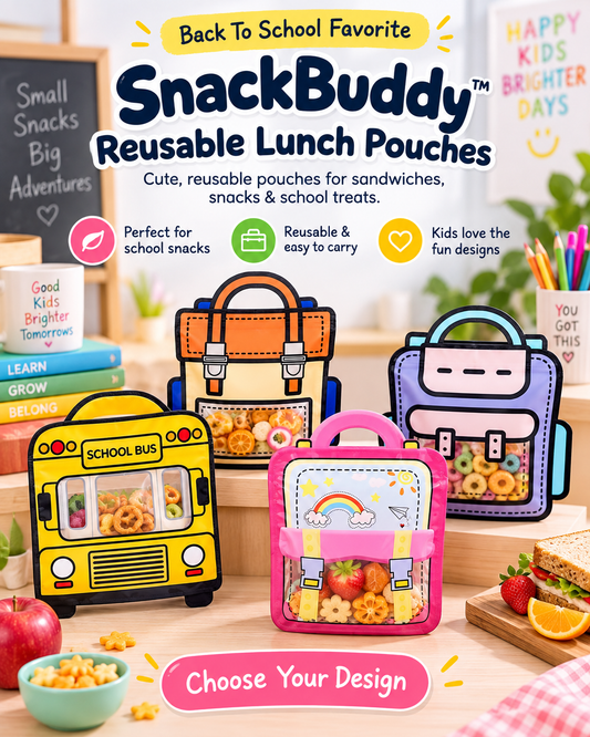 SnackBuddy Reusable Lunch Pouches