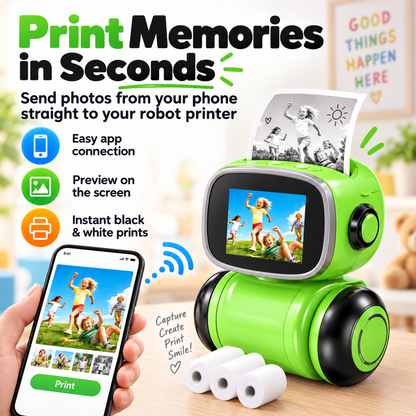 AI PrintBot™ – Kids Creative Printing Robot