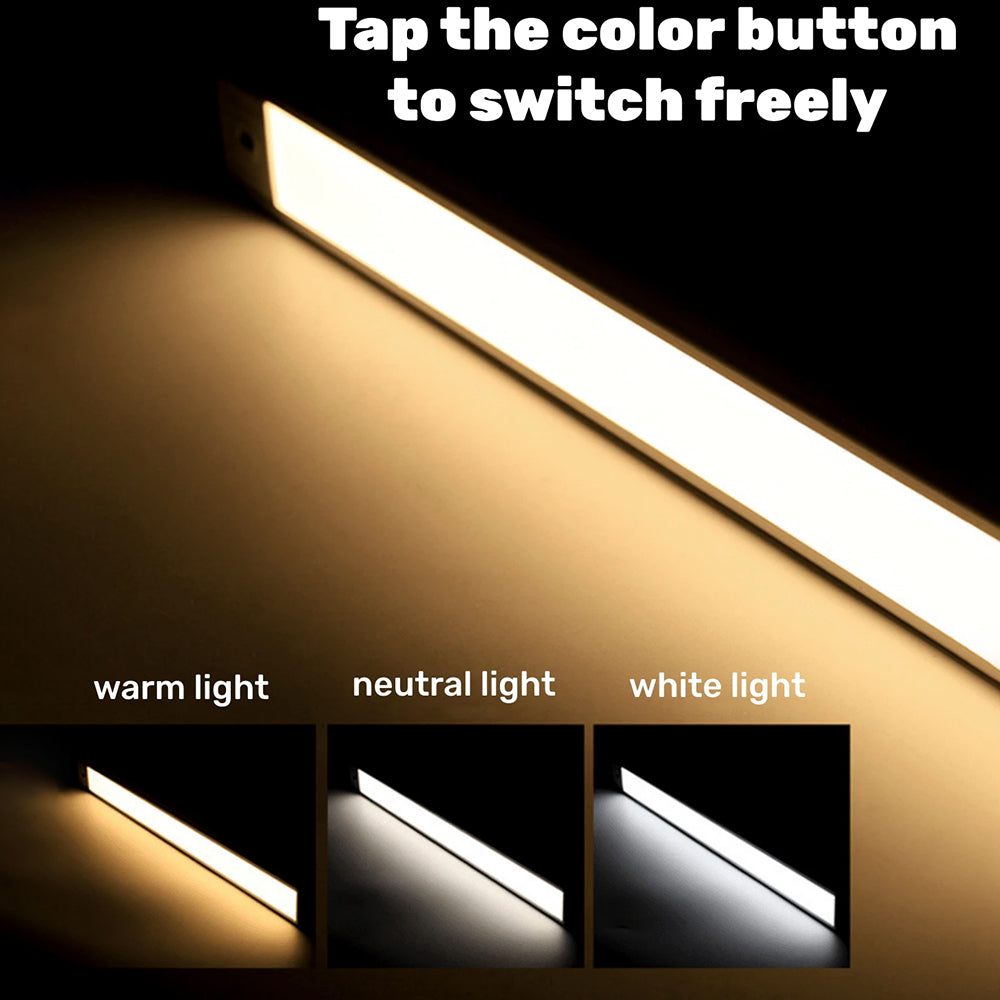 Magnetic LED lamp USB rechargeable motion sensor light