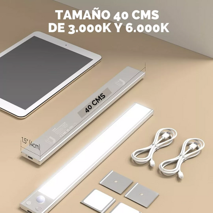 Magnetic LED lamp USB rechargeable motion sensor light