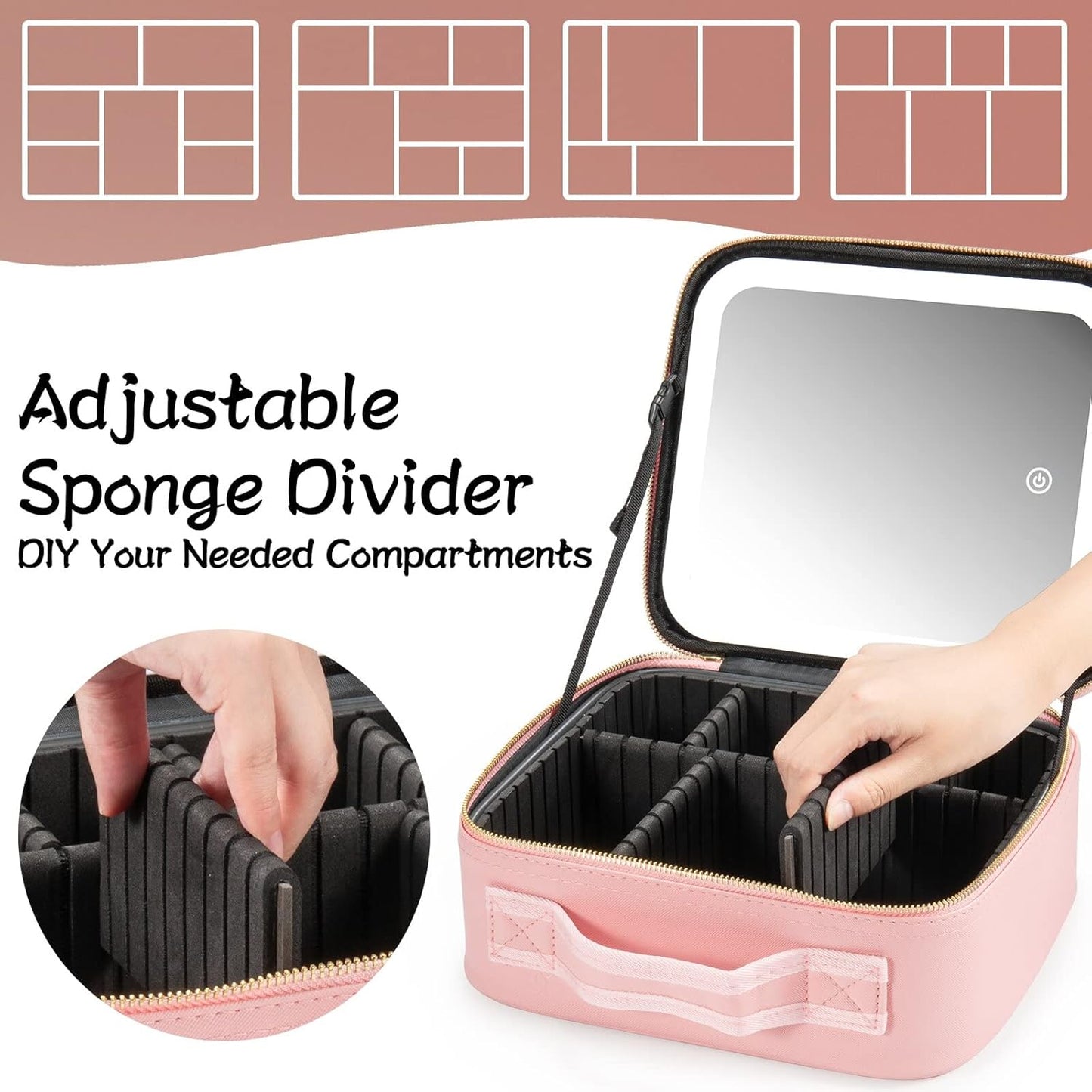 BeautyGlow LED Makeup Bag