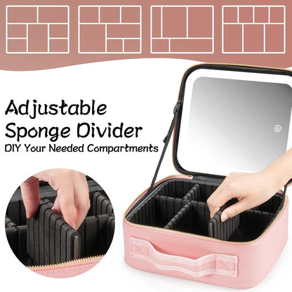 BeautyGlow LED Makeup Bag