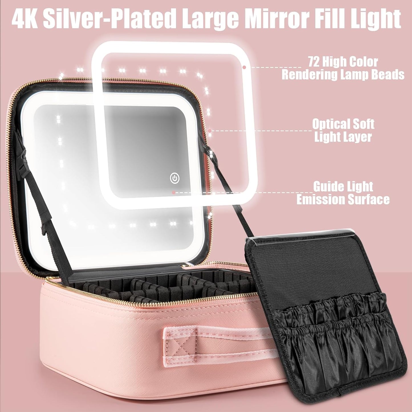 BeautyGlow LED Makeup Bag