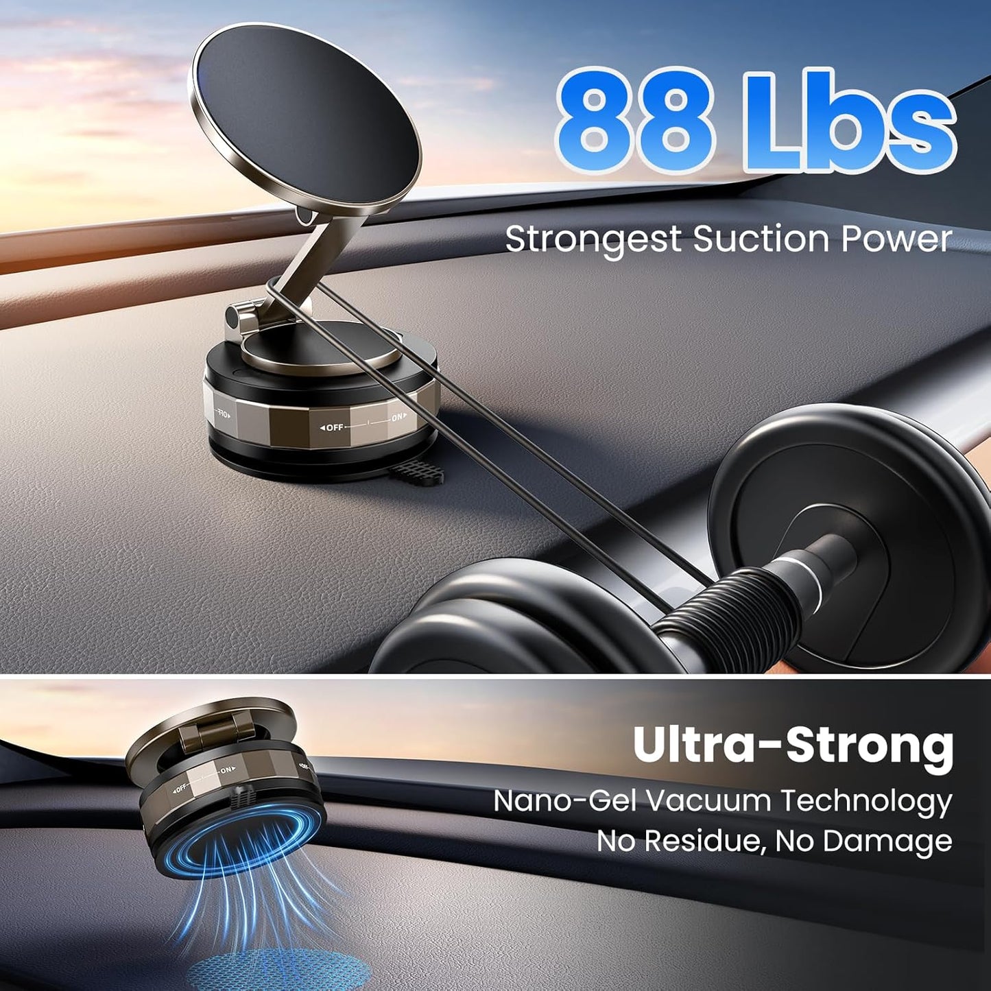 MagLock 360° Car Phone Mount