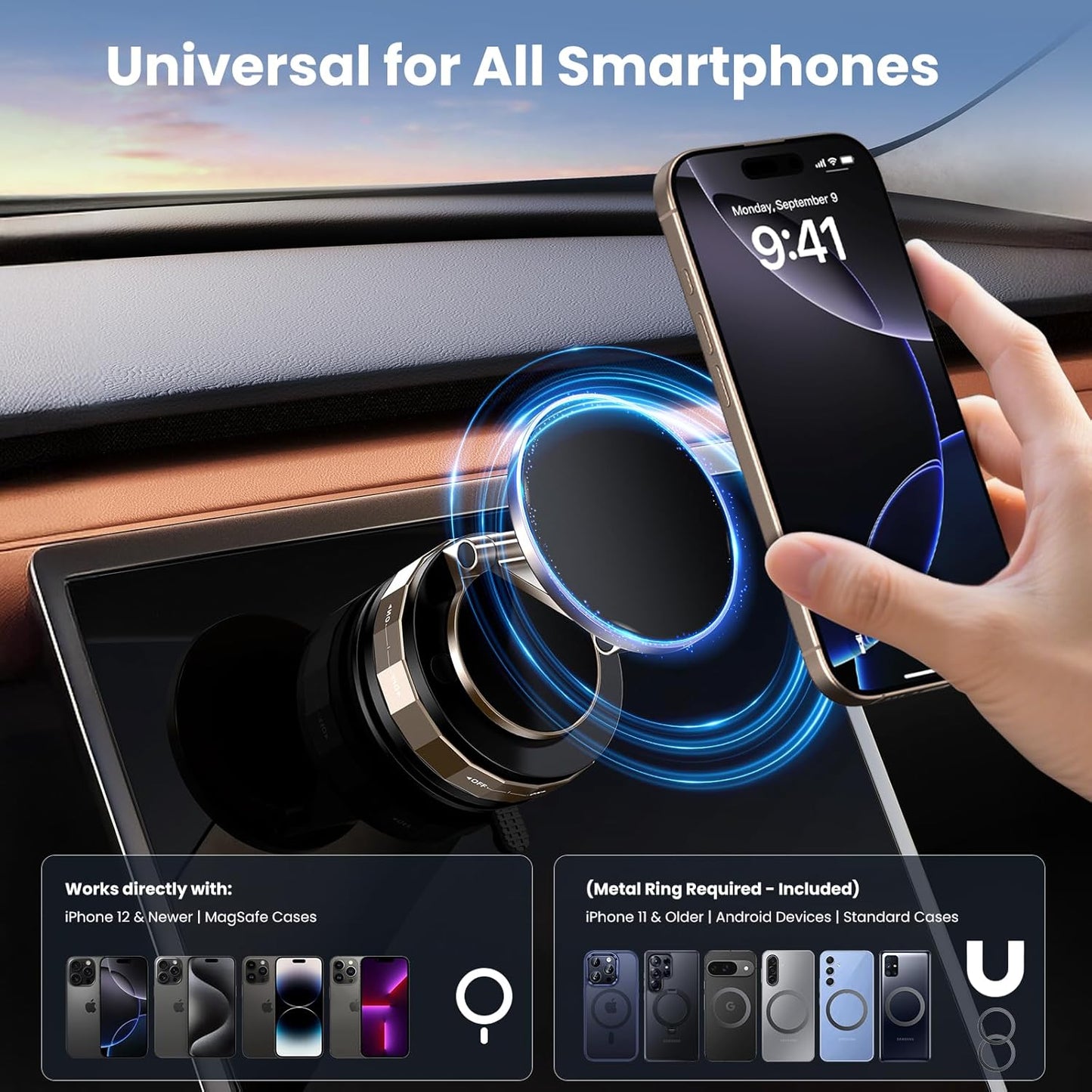 MagLock 360° Car Phone Mount