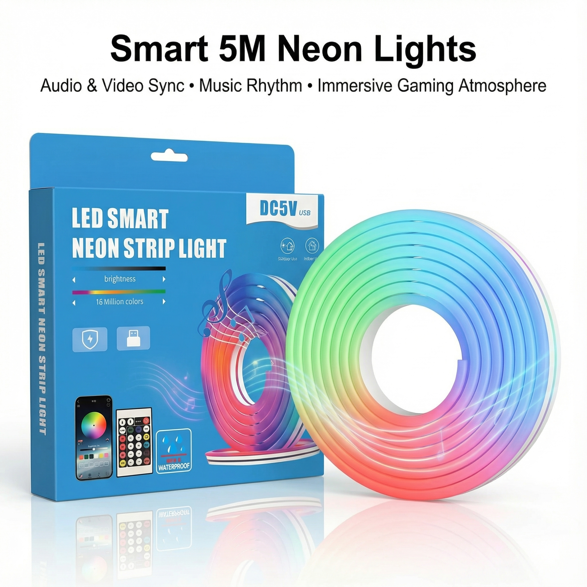 Smart Neon Sync LED Strip – Estalem