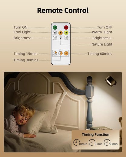 GlowMount Rechargeable Wall Light