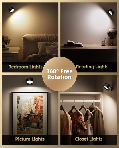 GlowMount Rechargeable Wall Light