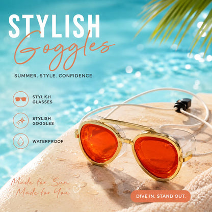 Stylish Tinted Swimming Goggles