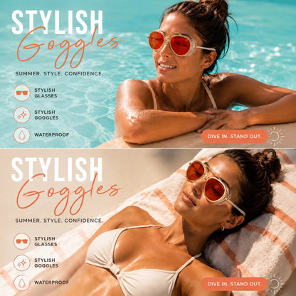 Stylish Tinted Swimming Goggles