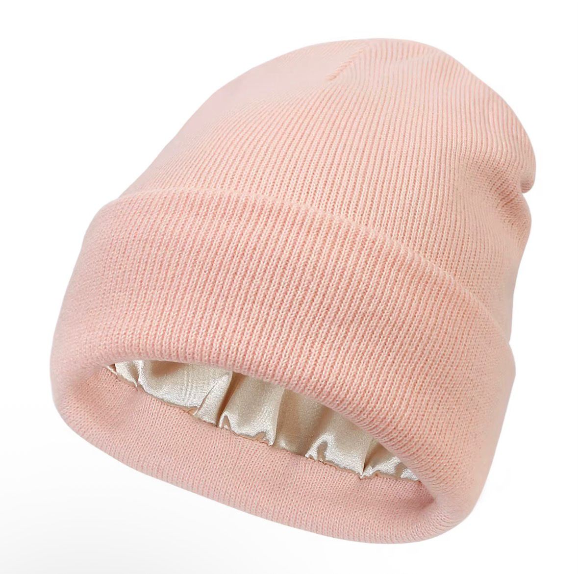 SATIN LINED BEANIE