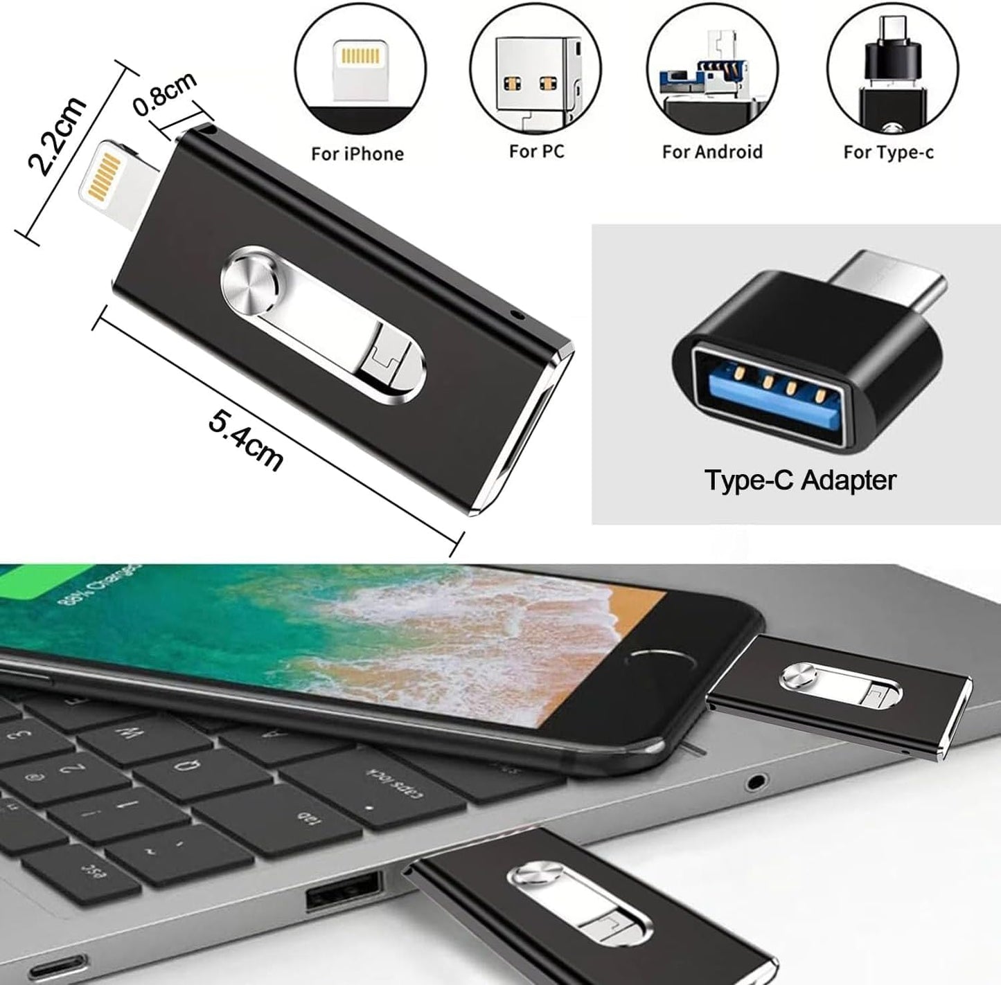 FlashVault Pro 4-in-1 512GB