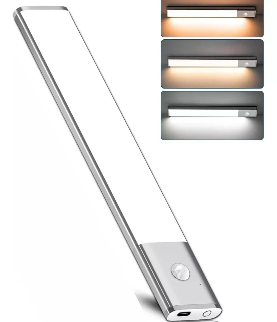 Magnetic LED lamp USB rechargeable motion sensor light