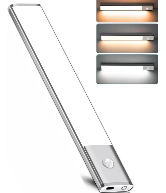 Magnetic LED lamp USB rechargeable motion sensor light