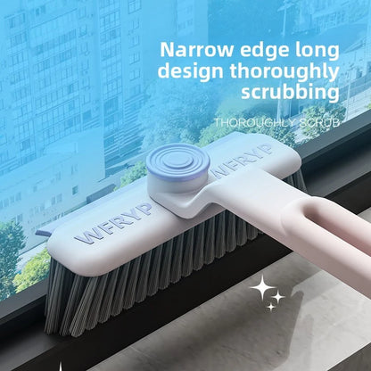 2-in-1 cleaning brush rotating scrubber with hard bristles
