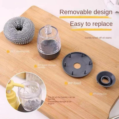 Soap Dispensing Dish Scrubber